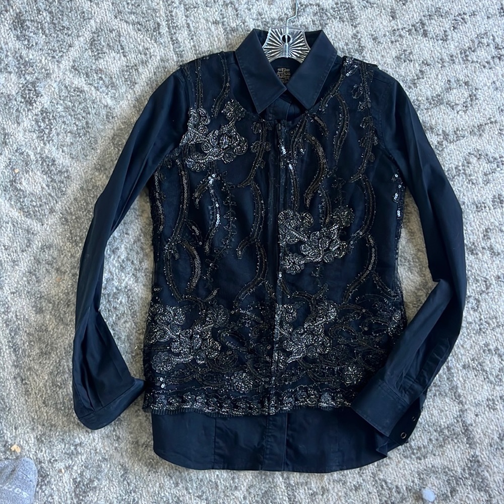 Noble Outfitters horse show shirt and vest